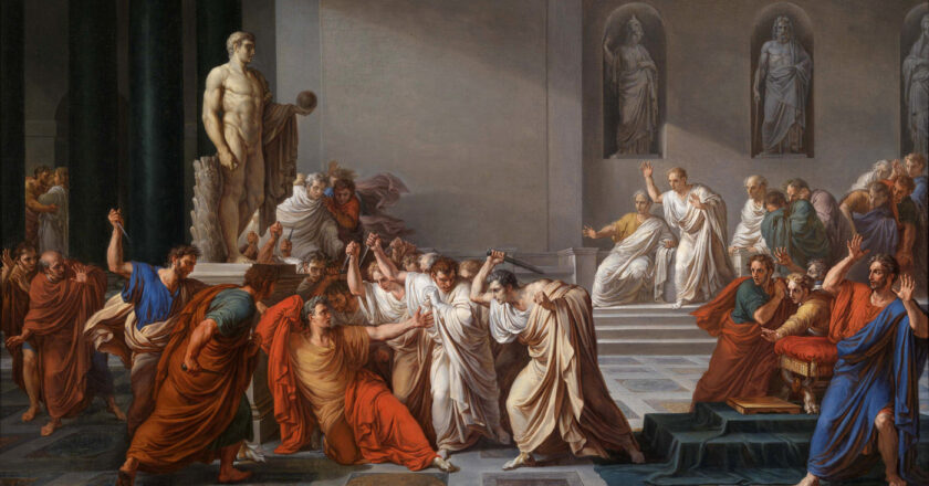 Vincenzo Camuccini, Śmierć Juliusza Cezara