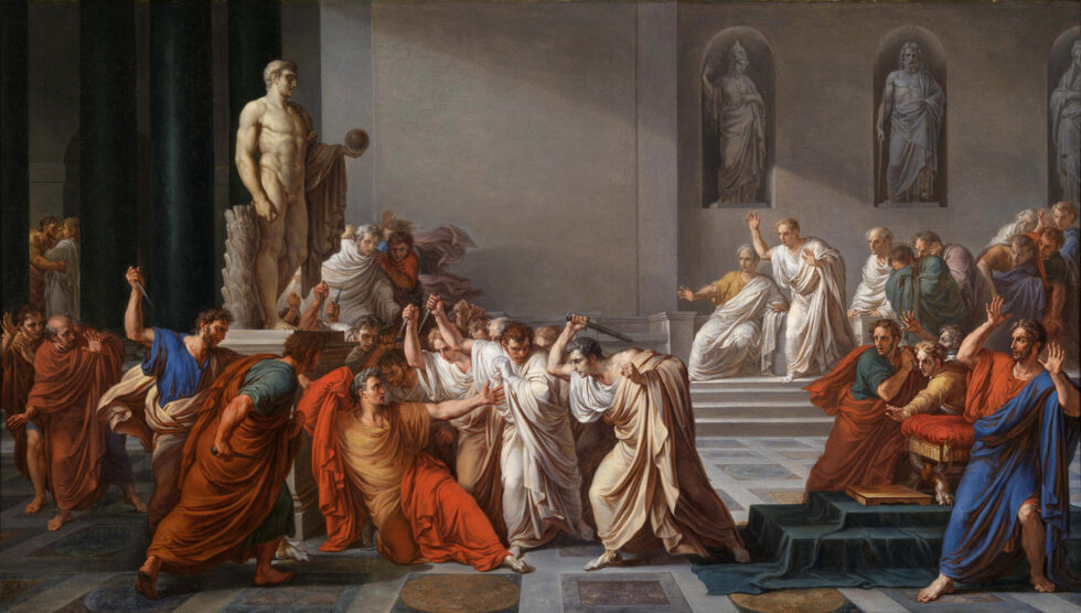 Vincenzo Camuccini, Śmierć Juliusza Cezara