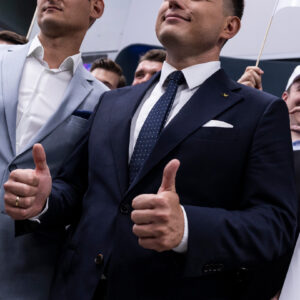 Spotkanie wyborcze Sławomira Mentzena
