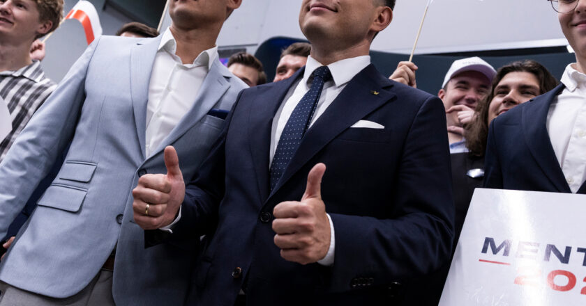 Spotkanie wyborcze Sławomira Mentzena