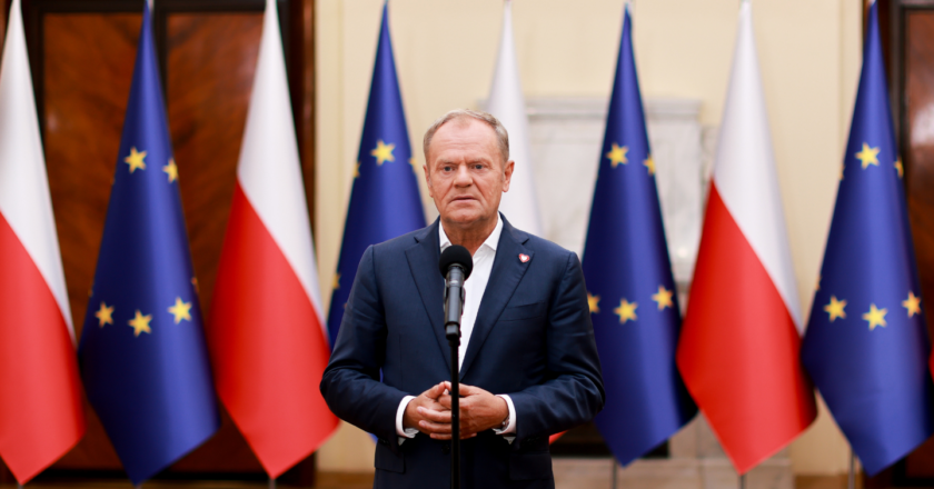 2025.09.11 Warszawa | Konferencja prasowa Premiera po Radzie Bezpieczeństwa Narodowego | Fot. KPRM
