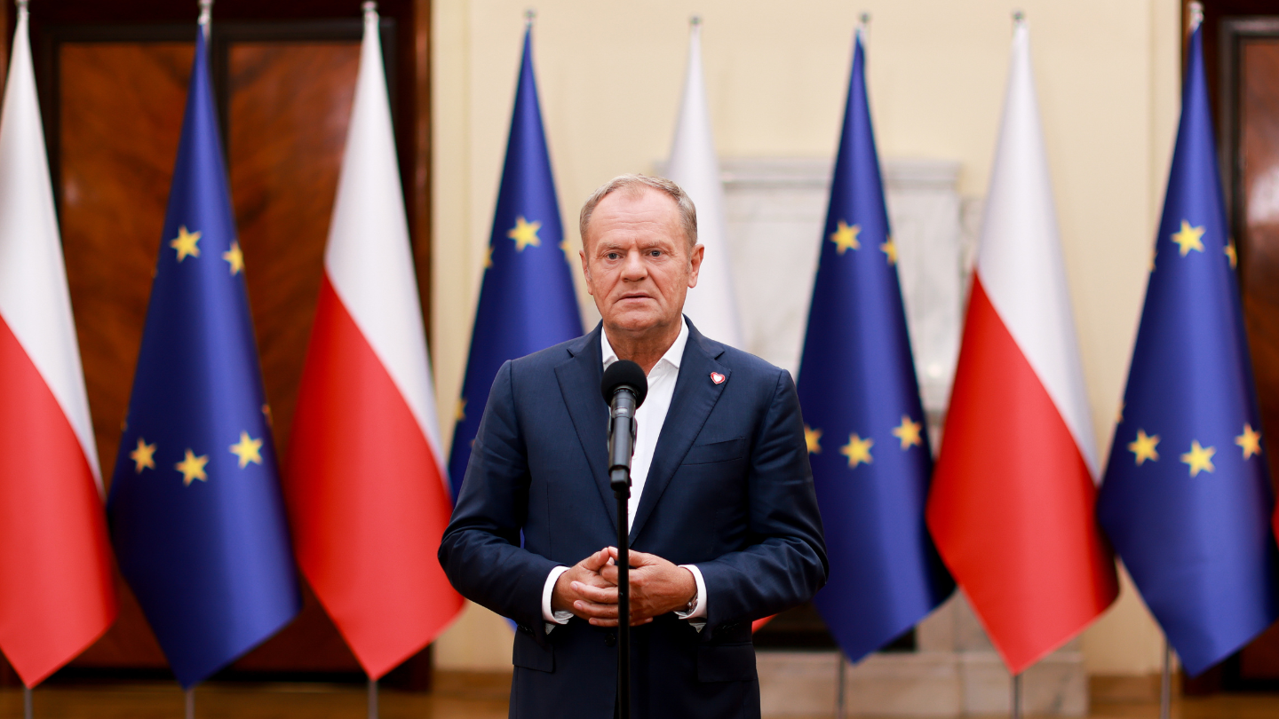 2025.09.11 Warszawa | Konferencja prasowa Premiera po Radzie Bezpieczeństwa Narodowego | Fot. KPRM