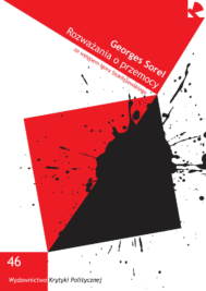 okładka książki "Rozważania o przemocy" Georges Sorel