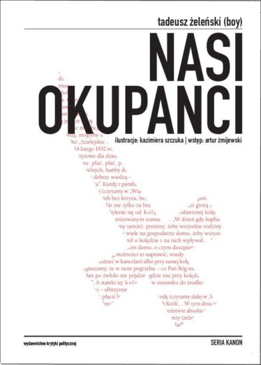 okładka książki "Nasi okupanci" Tadeusz Boy-Żeleński