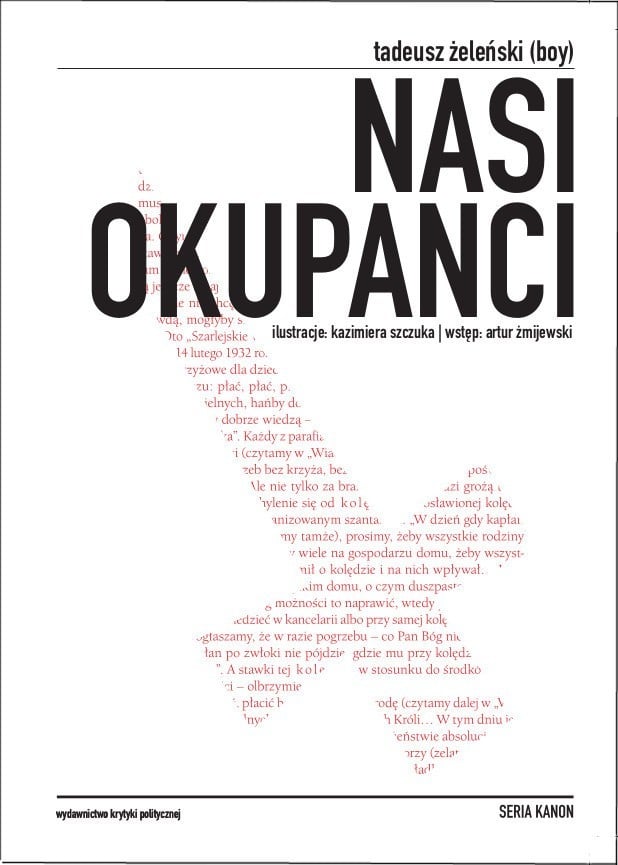 okładka książki "Nasi okupanci" Tadeusz Boy-Żeleński