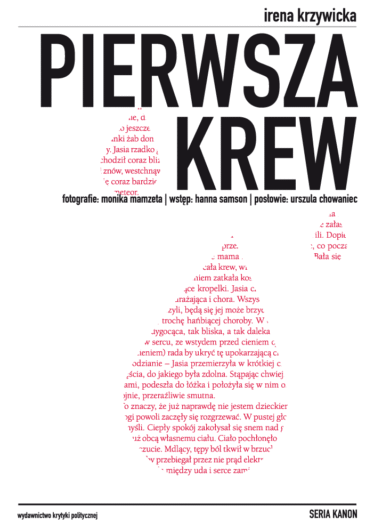 okładka książki "Pierwsza krew"