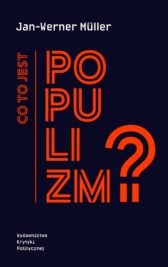 Okładka książki "Co to jest populizm"