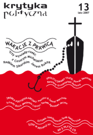 okładka pisma Krytyka Polityczna nr 13: Wakacje z prawicą