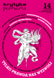okładka pisma Krytyka Polityczna nr 14: Tylko prawda nas wyzwoli