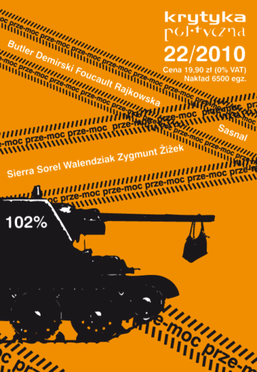 okładka pisma Krytyka Polityczna nr 22: Prze-moc