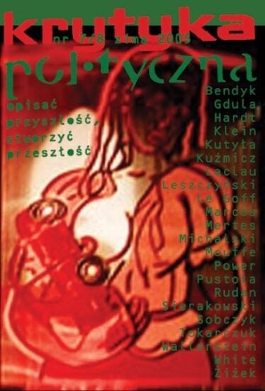 okładka pisma Krytyka Polityczna nr 7-8: Opisać przyszłość, stworzyć przeszłość