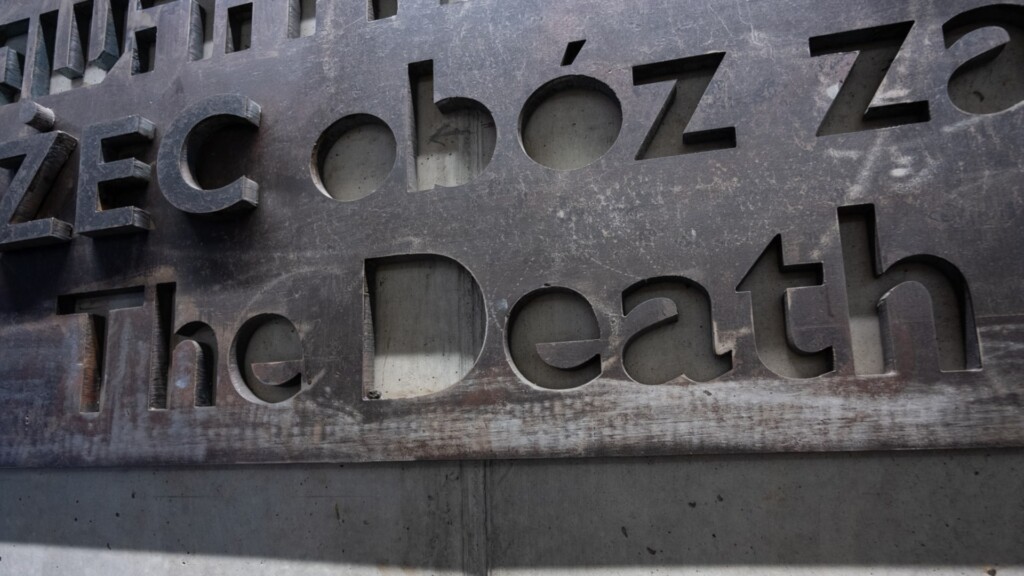 Fragment ekspozycji w Muzeum Miejsca Pamięci w Bełżcu