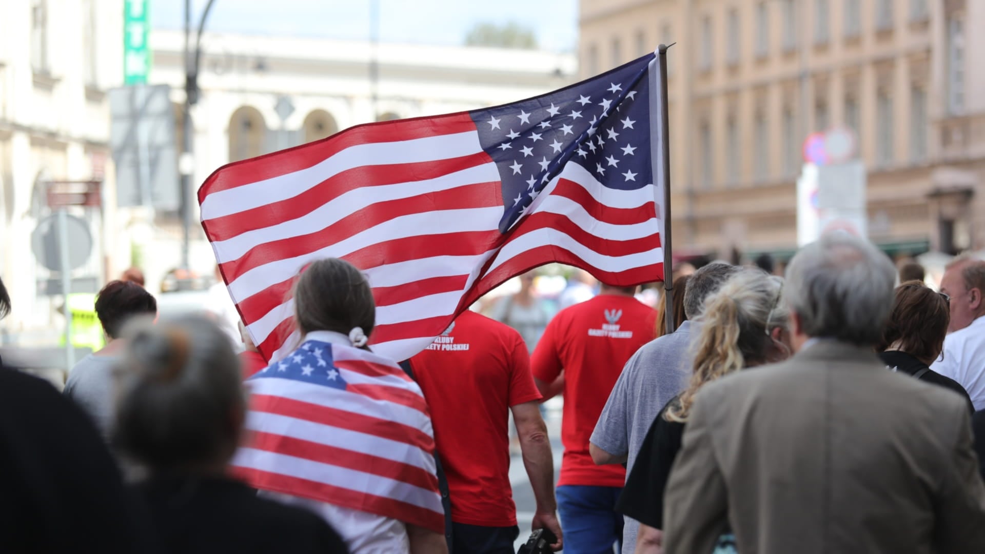 Demonstracja podczas wizyty Donalda Trumpa w Warszawie