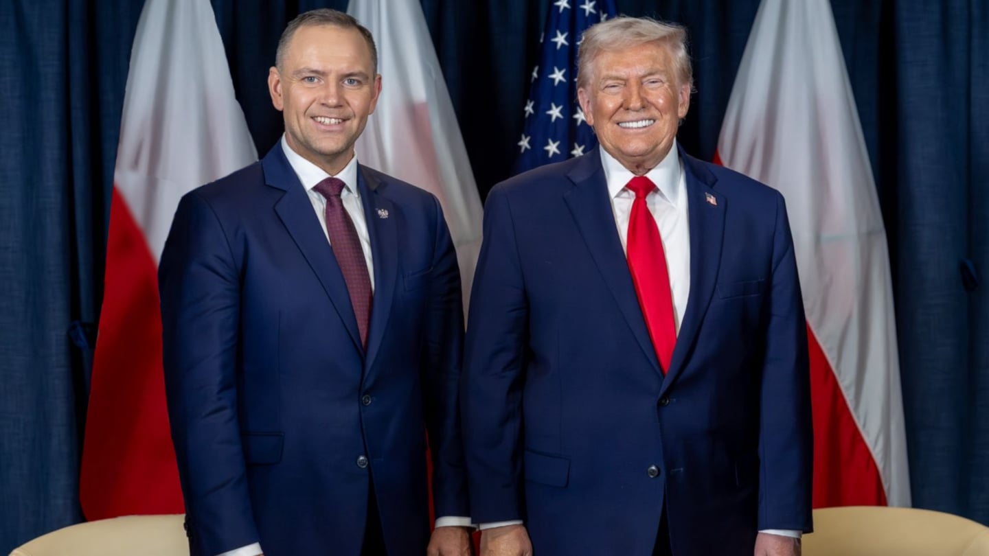 Karol Nawrocki i Donald Trump