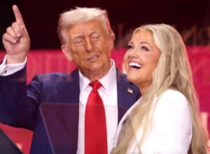 Donald Trump i Erika Kirk