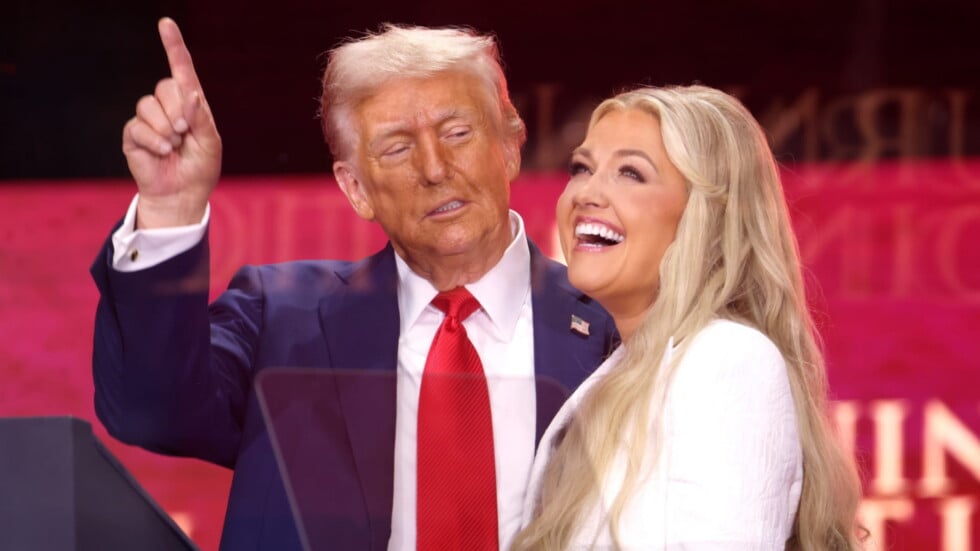 Donald Trump i Erika Kirk