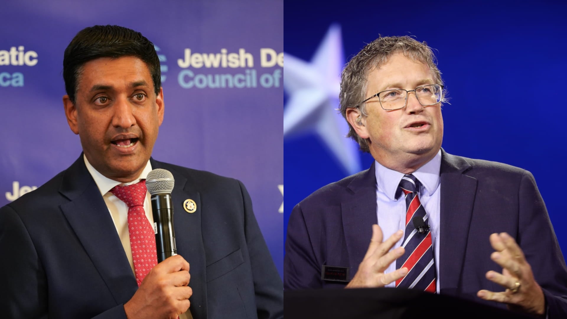 Kongresmani Ro Khanna i Thomas Massie