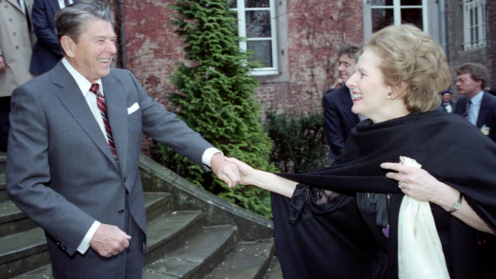 Ronald Reagan i Margaret Thatcher