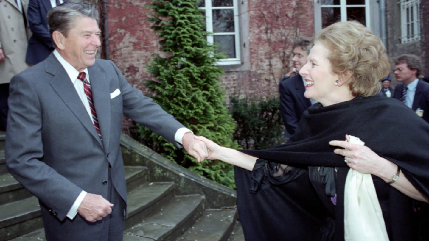 Ronald Reagan i Margaret Thatcher