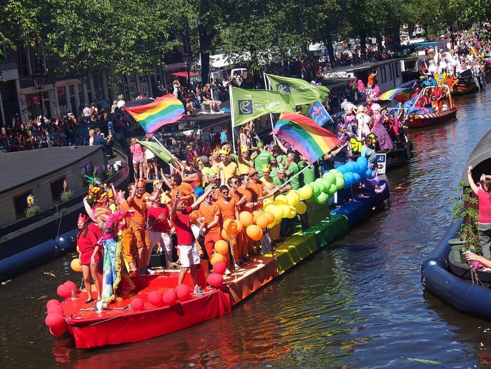 Parada Równości w Amsterdamie