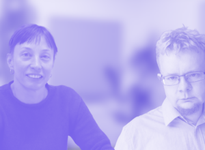 Na miniaturce Michał Sutowski i Ludwika Włodek