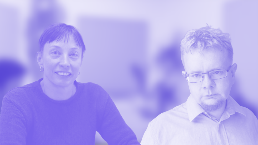 Na miniaturce Michał Sutowski i Ludwika Włodek