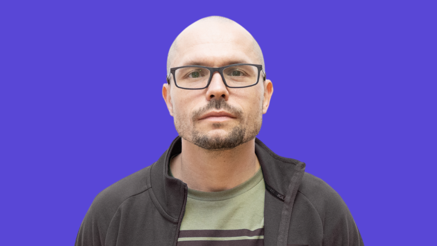 Portret Piotra Wójcika