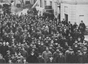 Wiec w zakładach Norblina w Warszawie, 1904