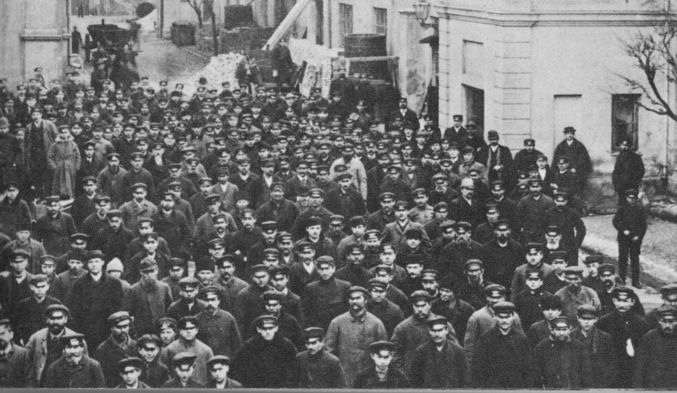 Wiec w zakładach Norblina w Warszawie, 1904