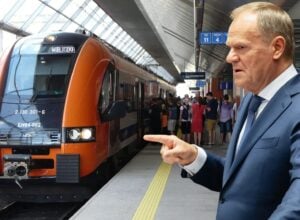 Koleje Małopolskie i Donald Tusk