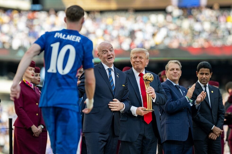 Trump i Infantino na finale klubowych mistrzostw świata