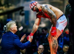 Donald Trump na gali MMA