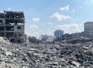 Ruiny Gaza City