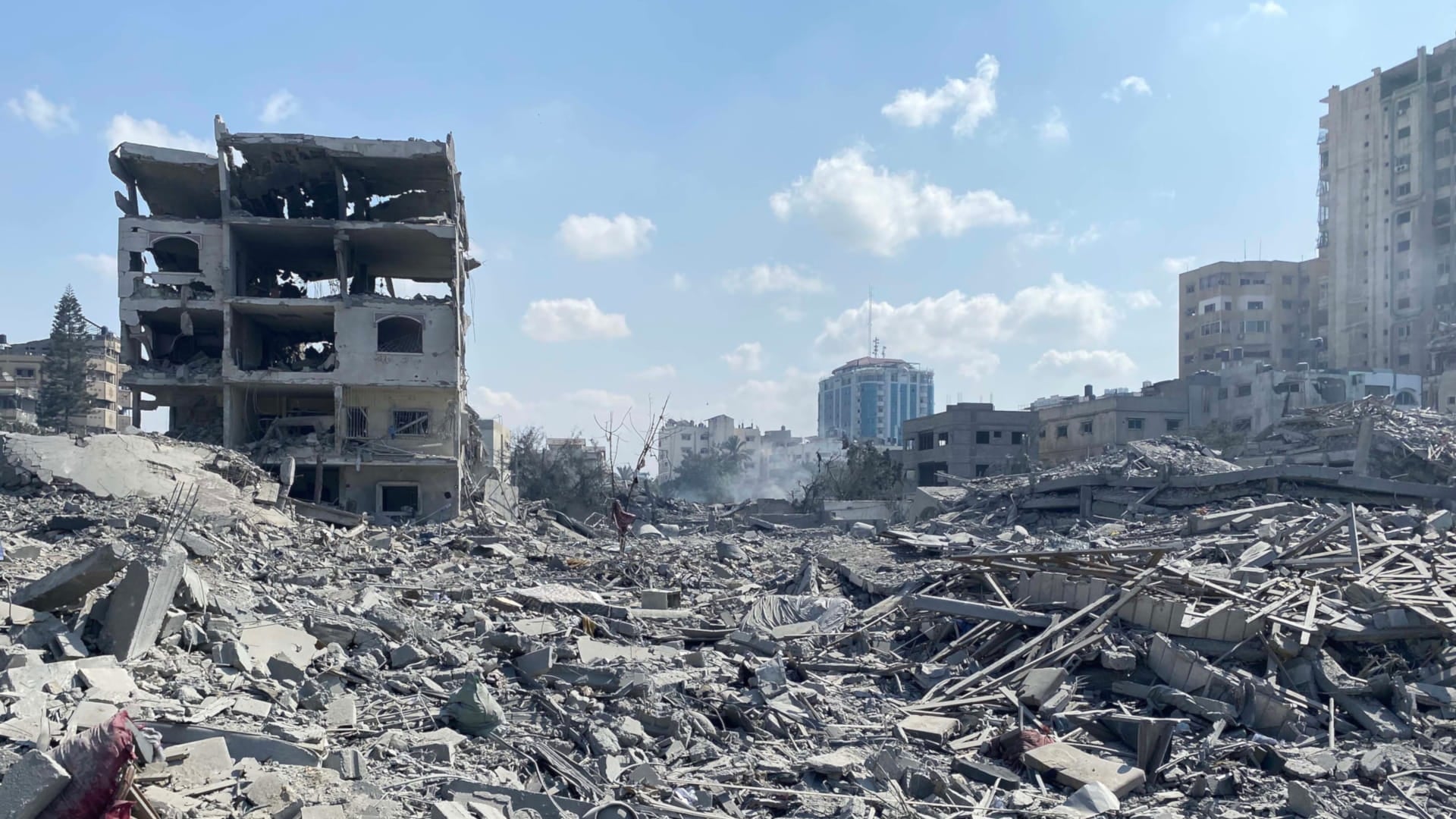 Ruiny Gaza City