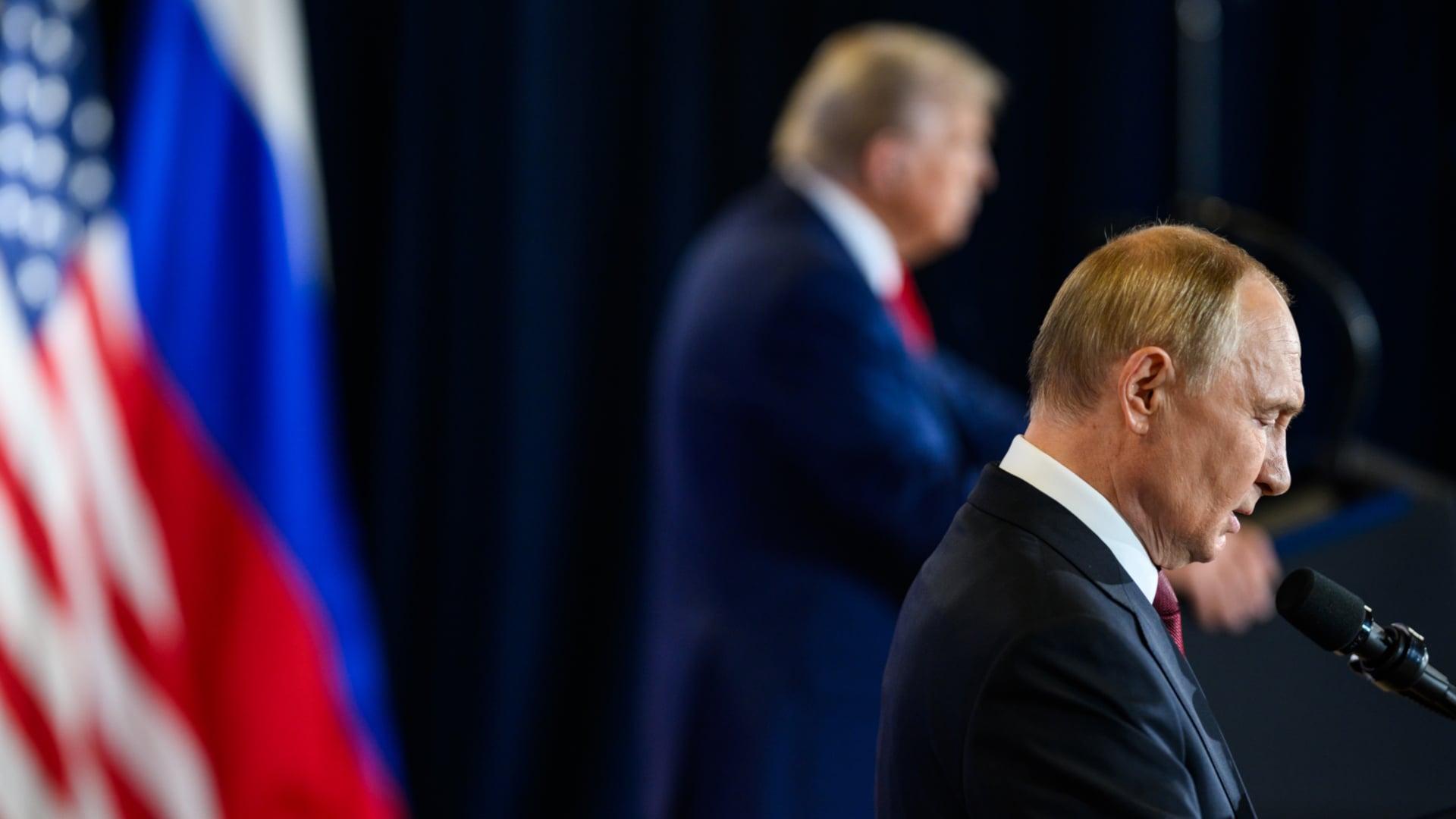 Władimir Putin i Donald Trump, 2025 r.